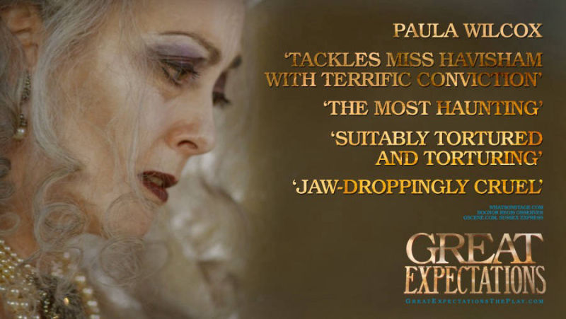 GREAT EXPECTATIONS - Miss Havisham - Paula Wilcox Marketing - N9 Design